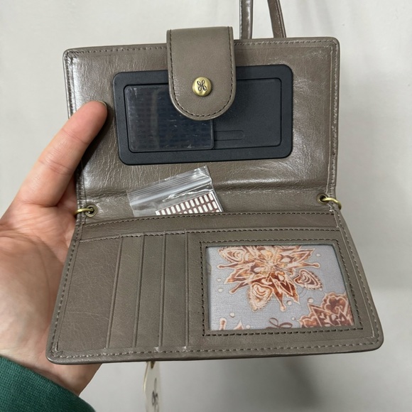 NWT Hobo International Apollo Leather Crossbody Mini Bag Phone Case Shadow - Picture 5 of 9